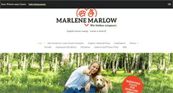 Desktop Screenshot of marlene-marlow.de